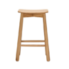 Natural wooden counter bar stool