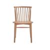 Natural wood dining chair