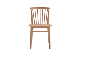 Natural wood dining chair