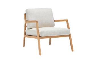 Alternative view of Sketch Nysse Chair Natural / Westlake Oatmeal