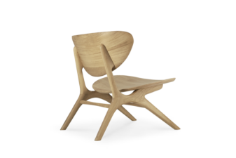Alternative view of Ethnicraft Eye Lounge Chair - Natural Oak