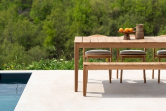 Alternative view of Ethnicraft Bok Teak Outdoor Bench
