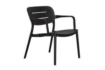 Alternative view of Cloud Outdoor Lounge Chair Black