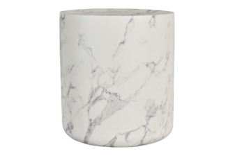 Alternative view of Elements Side Table - Bianco