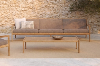 Alternative view of Ethnicraft Teak Jack Outdoor Coffee Table 150