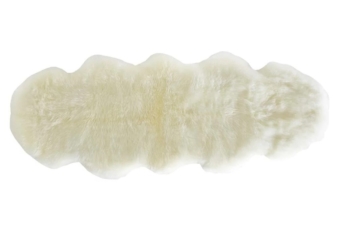NZ Long Wool Double Sheepskin - Ivory