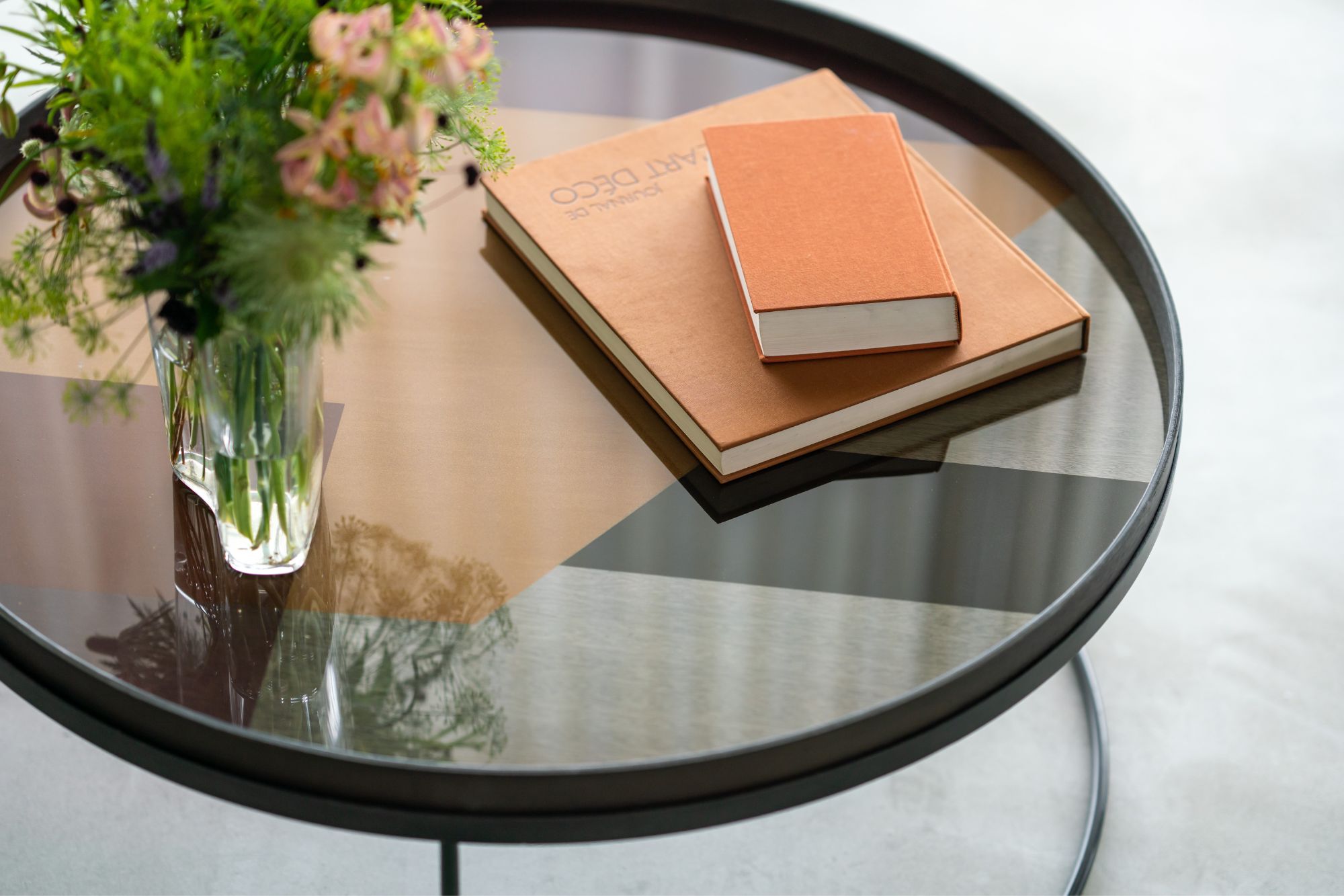 Ethnicraft Angle Glass Tray Bronze XL - Image 2