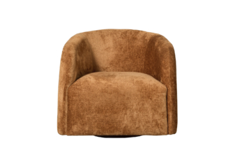 Louie Swivel Chair - Rust
