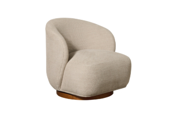 Alternative view of Cleo Swivel Chair - Natural
