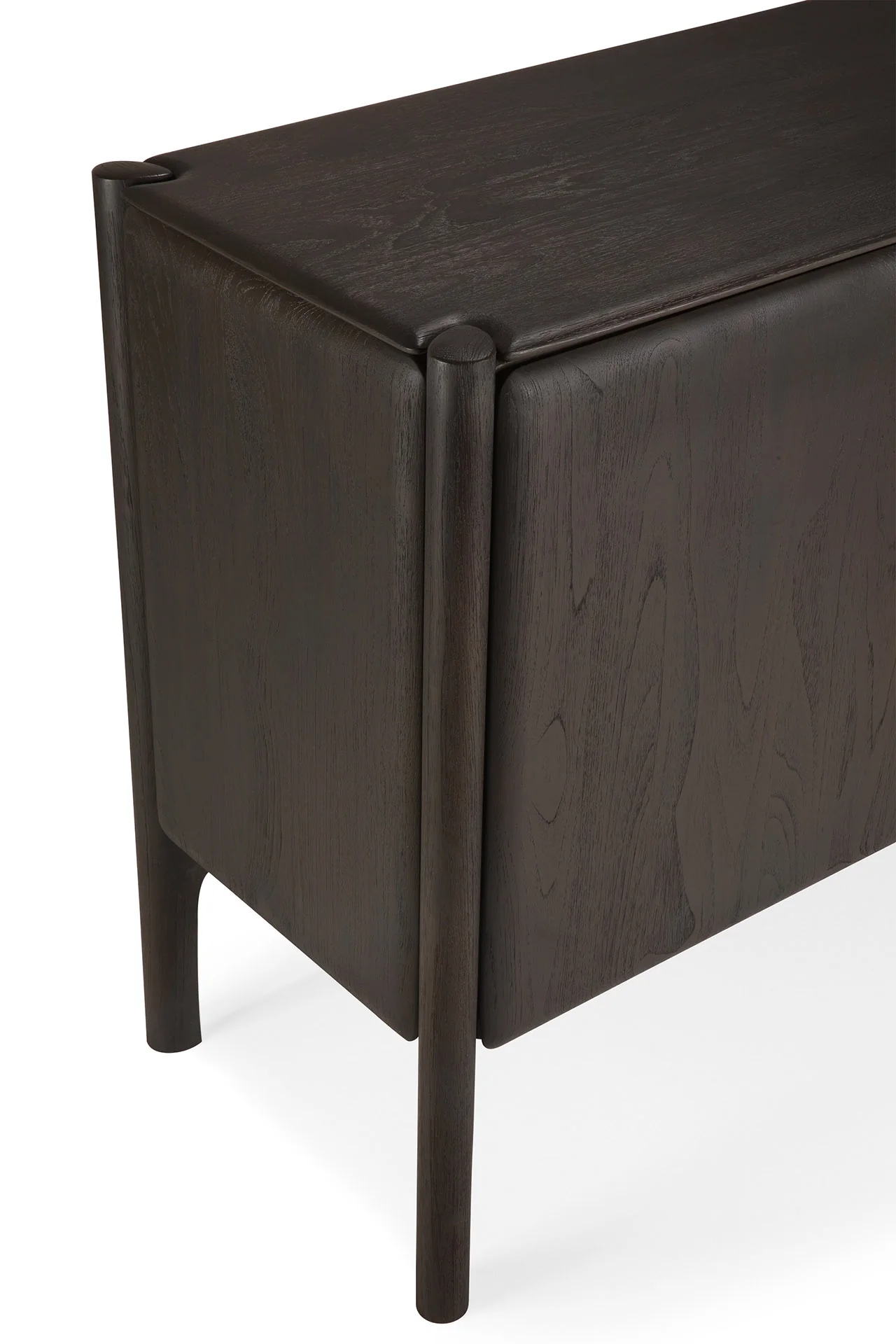 Ethnicraft Pi Sideboard 4 Door - Dark Brown - Image 6