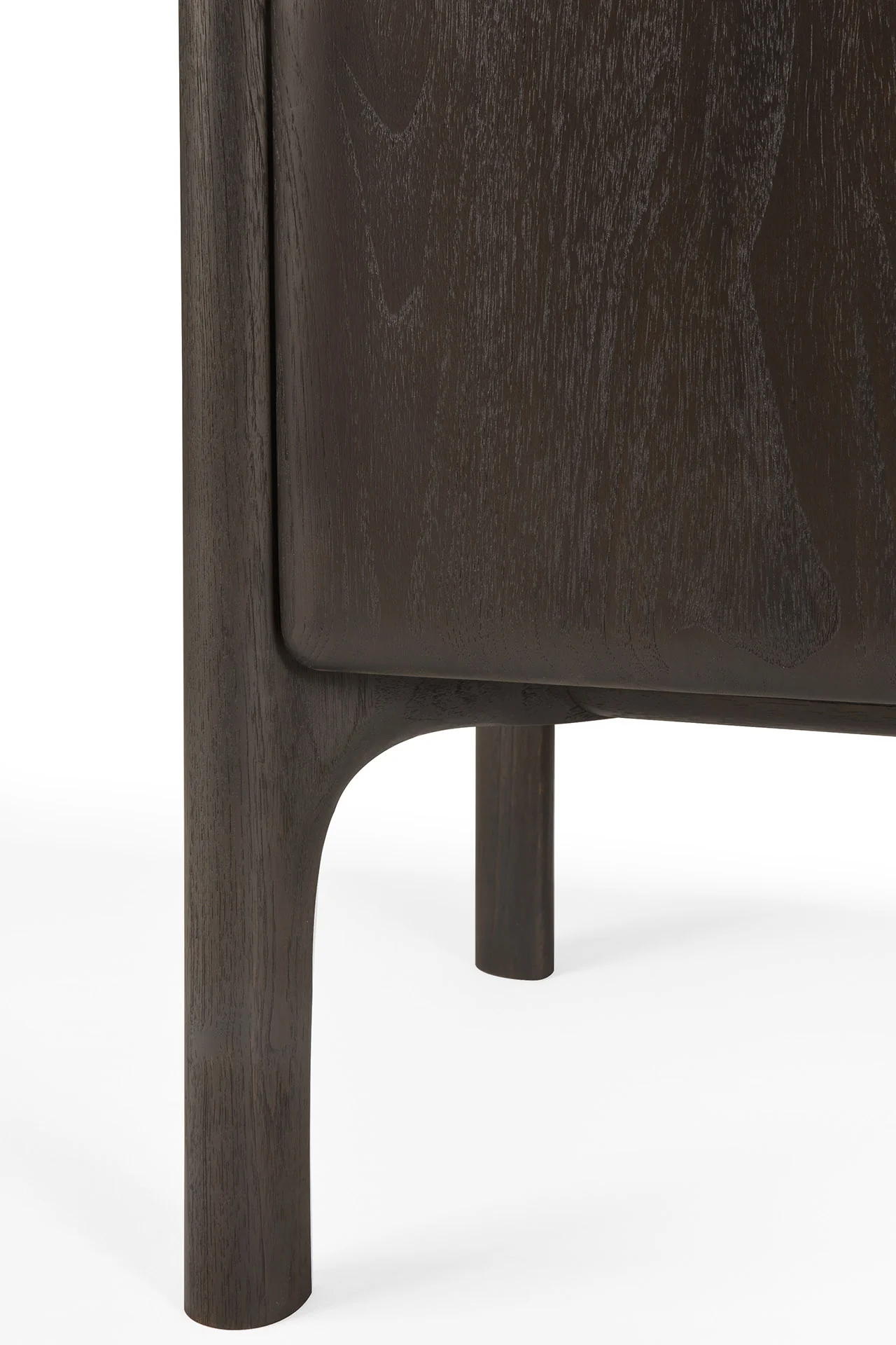 Ethnicraft Pi Sideboard 4 Door - Dark Brown - Image 5