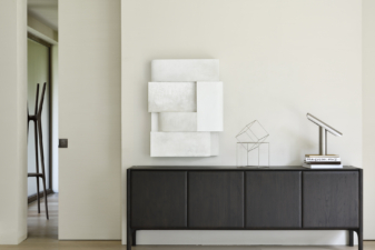 Alternative view of Ethnicraft Pi Sideboard 4 Door - Dark Brown