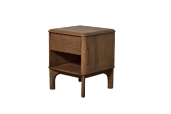 Alternative view of Sketch Alura Bedside 1 Drawer - Latte 45cm