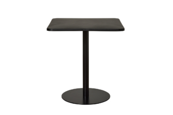 Capri Square Outdoor Cafe Table - Black