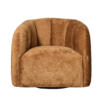 Coco Swivel Chair Rust designer accent chair for living spaces Cuchi Furniture NZ