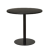 Corsica black round outdoor cafe table contemporary patio table Cuchi NZ