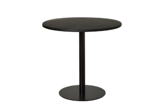 Corsica black round outdoor cafe table contemporary patio table Cuchi NZ