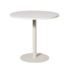 Corsica Round Outdoor Cafe Table White minimalist outdoor dining table Cuchi Furniture NZ