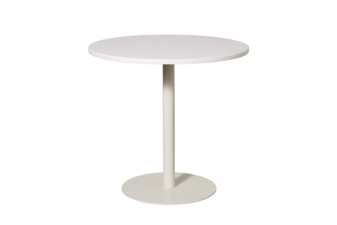 Corsica Round Outdoor Cafe Table White minimalist outdoor dining table Cuchi Furniture NZ