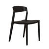 Mack Outdoor Chair Black contemporary outdoor dining chair Cuchi Furniture